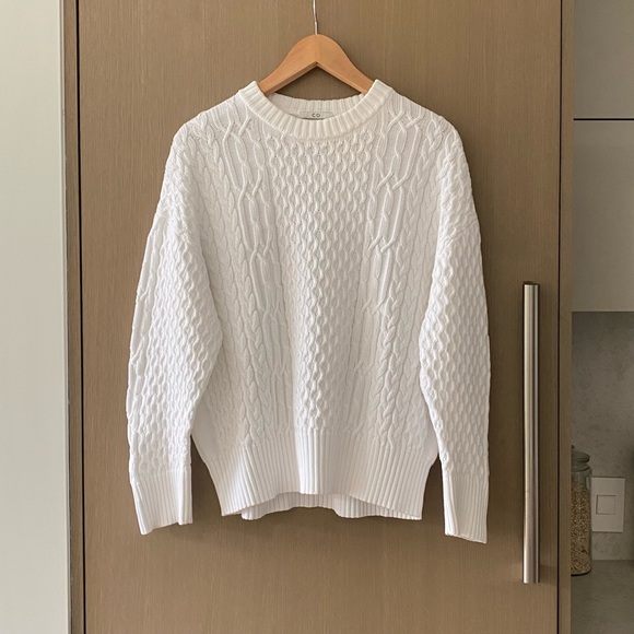 CO cable knit sweater white - Picture 3 of 8
